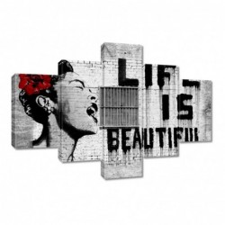 Obraz Banksy Life is...