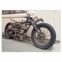 Naklejka 70x50cm Motocykl z...
