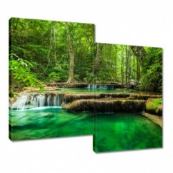 Obraz 80x70cm Wodospad...