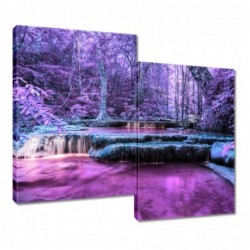 Obraz 80x70cm Wodospad