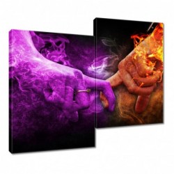 Obraz 80x70cm Miłosny dotyk