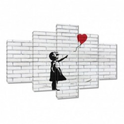 Obraz 150x105cm Banksy...