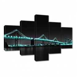 Obraz 100x70cm Turkusowe...