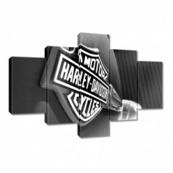 Obraz 100x70cm Logo Harley...