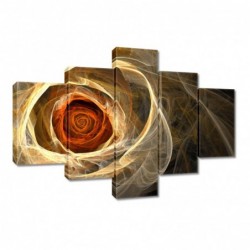 Obraz 100x70cm Róża fraktalna