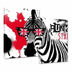 Obraz Zebra Punk Star...