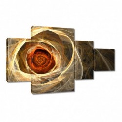 Obraz 130x80cm Róża fraktalna