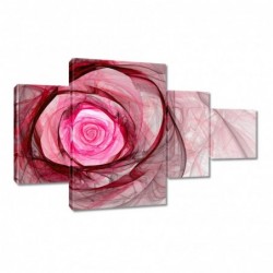 Obraz 130x80cm Różowa róża...