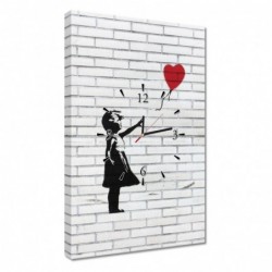 Zegar 40x60cm Banksy...
