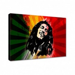 Zegar 60x40cm Bob Marley