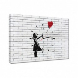 Zegar 60x40cm Banksy...