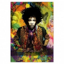 Plakat 50x70cm Jimmy Hendrix