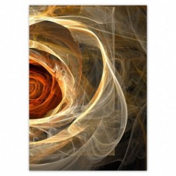 Plakat 50x70cm Róża fraktalna