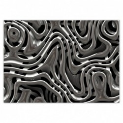 Plakat 70x50cm Żywe srebro
