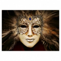 Plakat 70x50cm Maska wenecka