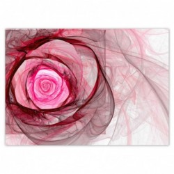 Plakat 70x50cm Różowa róża...