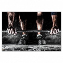 Plakat 120x80cm Sztangista...
