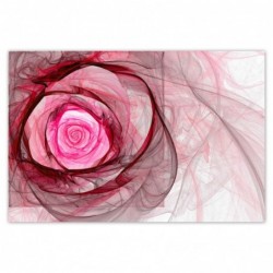 Plakat 120x80cm Różowa róża...