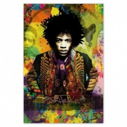 Plakat 80x120cm Jimmy Hendrix