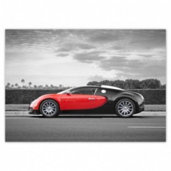 Plakat 100x70 BMW na plaży