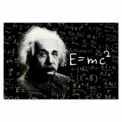 Plakat 93x62cm Albert Einstein