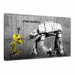 Obraz 120x80cm Banksy I am...