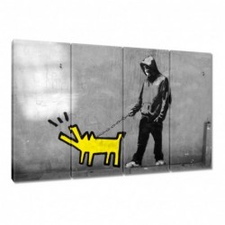 Obraz 120x80cm Banksy Piesek